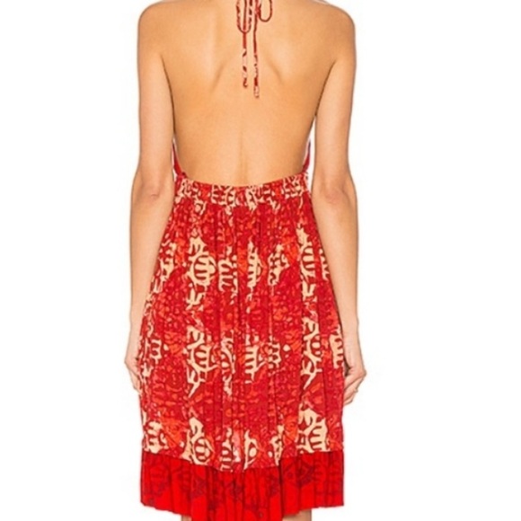 Free People medium Beach Day Mini Dress Keyhole Front Bare Back
Red Geo Print - Picture 2 of 8